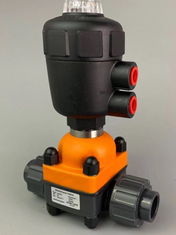 氣動雙由令隔膜閥