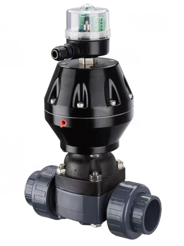 氣動活接隔膜閥