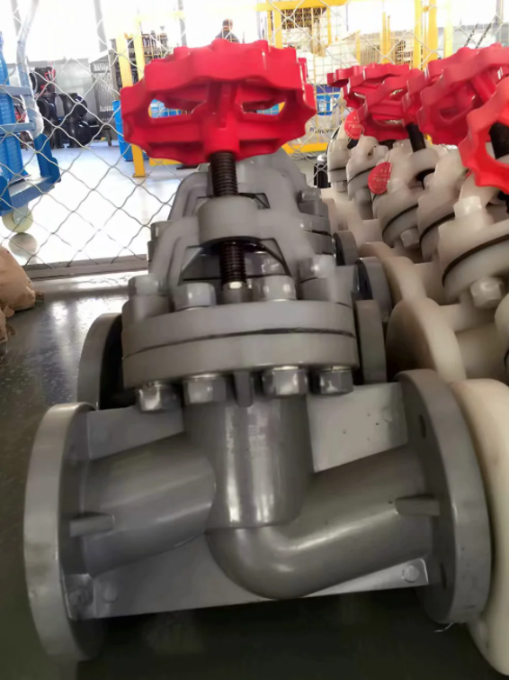 塑料截止閥_J41X塑料法蘭截止閥_歡琪塑膠  