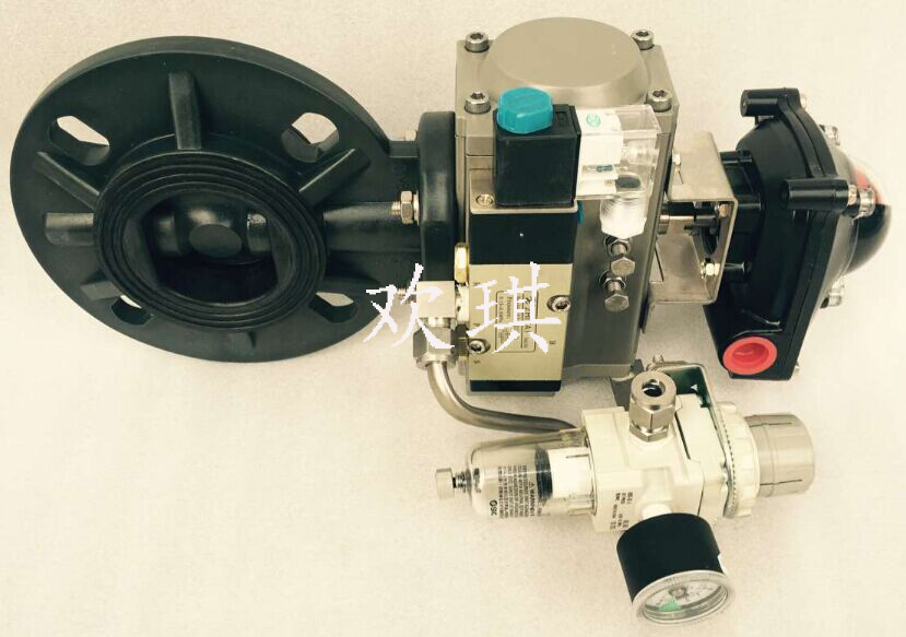 CPVC氣動(dòng)蝶閥_氣動(dòng)CPVC蝶閥_歡琪塑膠  